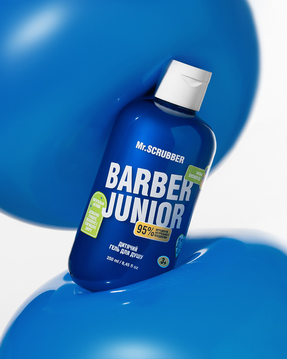 Дитячий гель для душу Barber Junior Mr.SCRUBBER
