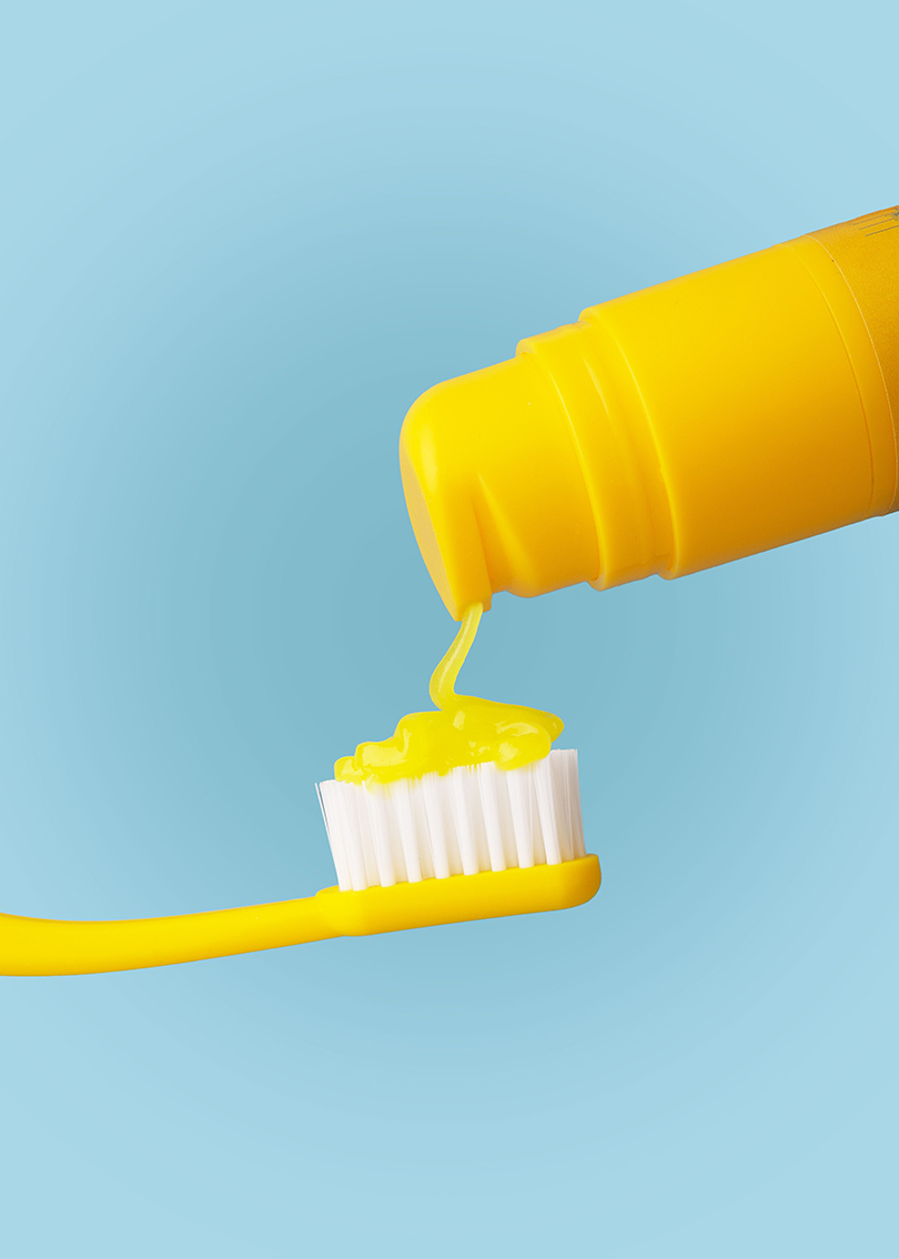 Зубна паста Solident банан-м'ята з фтором 1450 ppm