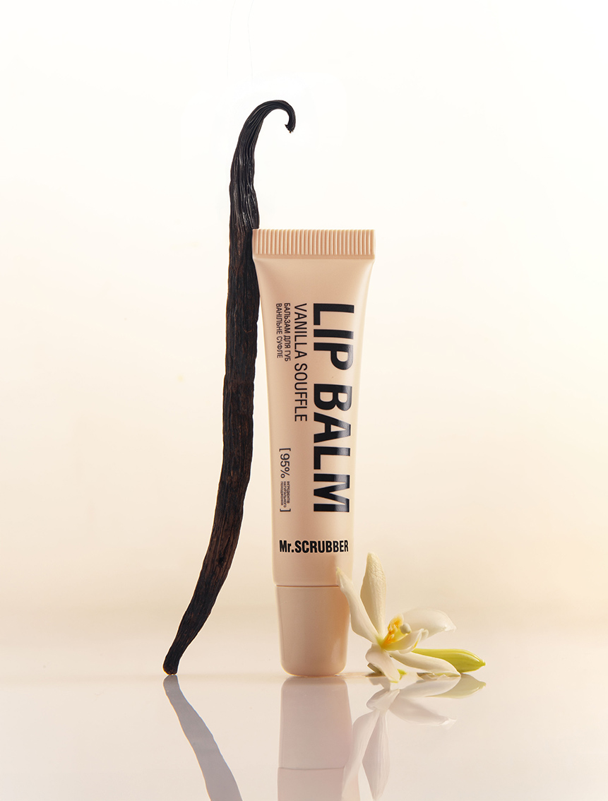 Бальзам для губ Lip Balm Vanilla Souffle із ароматом ванільного суфле Mr.SCRUBBER
