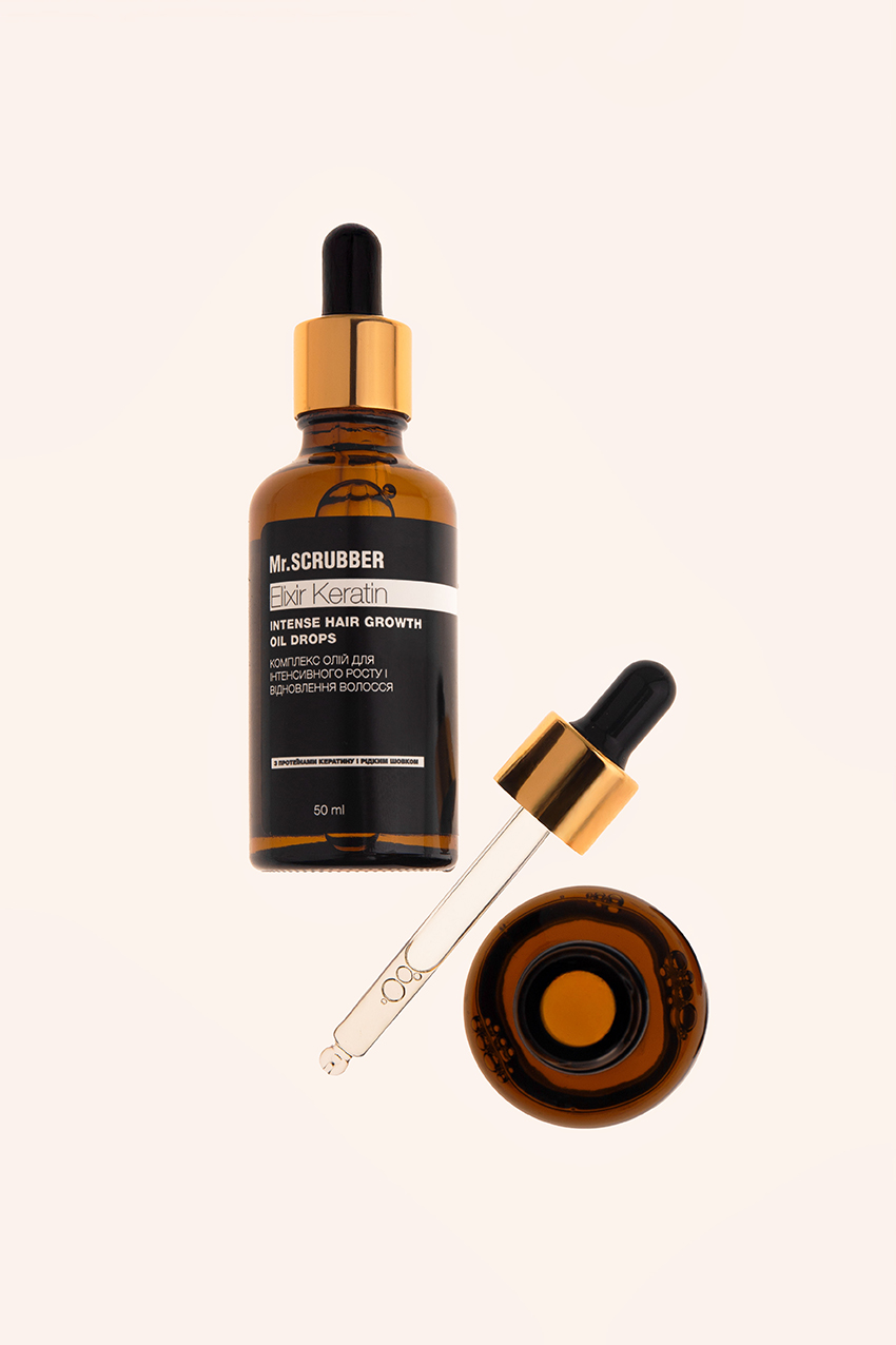 Олія для росту волосся Elixir Keratin Mr.SCRUBBER