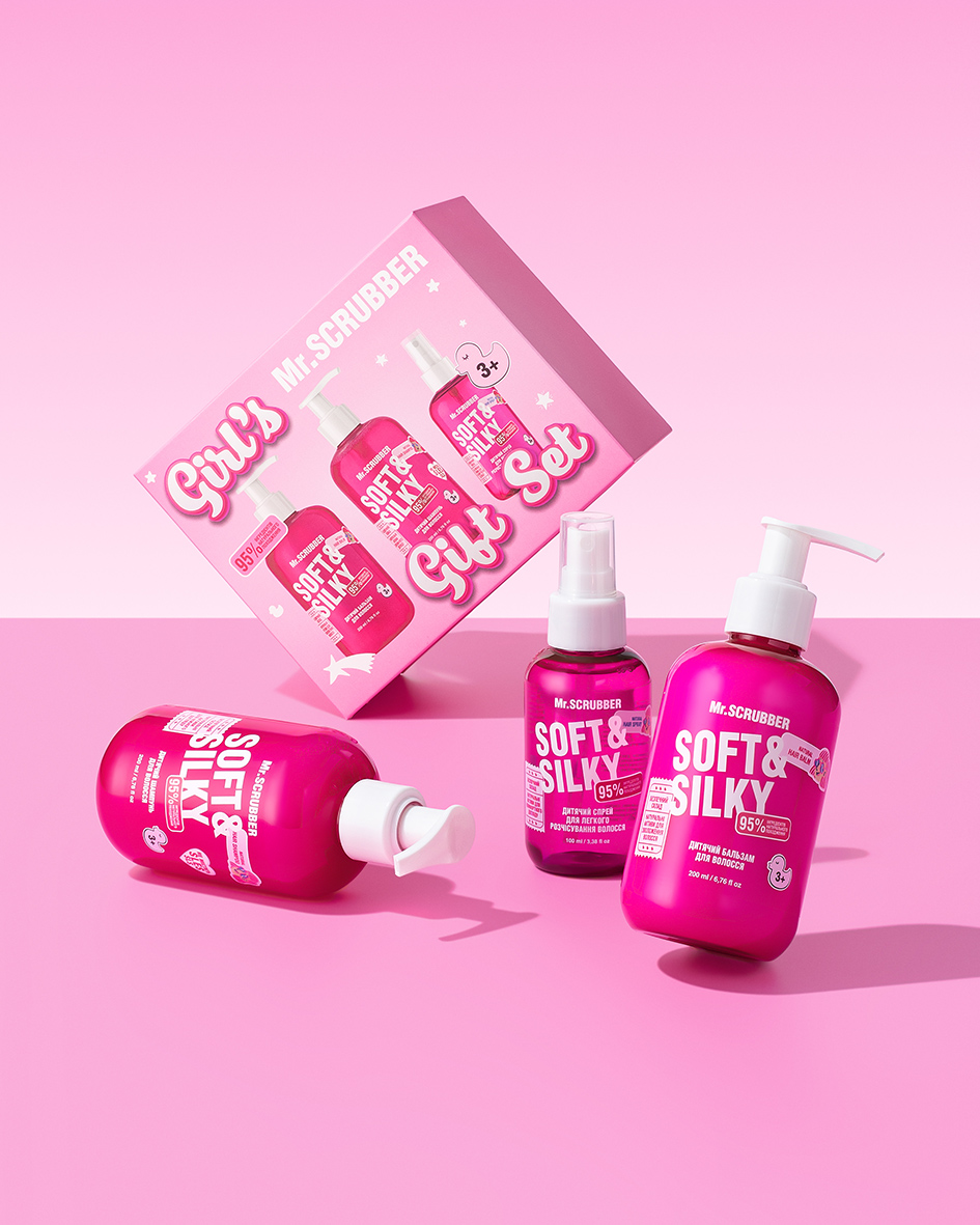 Дитячий подарунковий набір Soft & Silky Girl’s Gift Set Mr.SCRUBBER