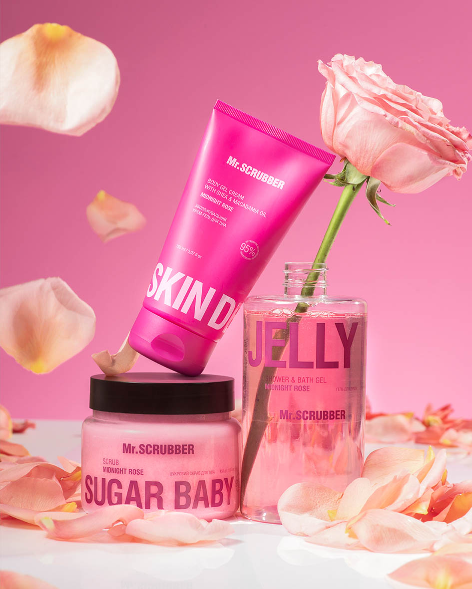 Зволожувальний крем-гель для тіла Skin Delights Midnight Rose Mr.SCRUBBER