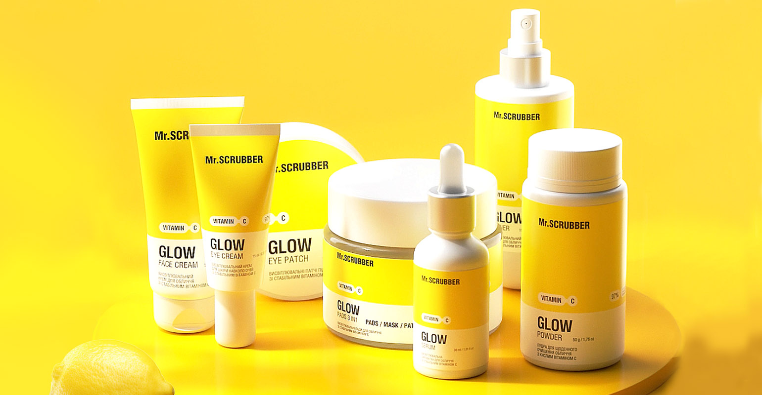 GLOW VITAMIN C – НОВА СИСТЕМА ДОГЛЯДУ ДЛЯ ВИСВІТЛЕННЯ ШКІРИ